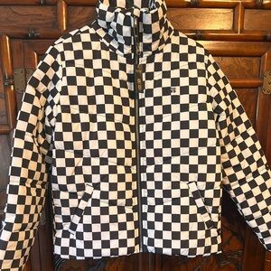 Vans checkered puffer jacket